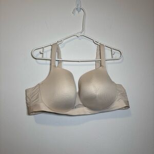 Cacique Cream Women's Bra- Balconette Underwire Lightly Lined 44C Lane Bryant